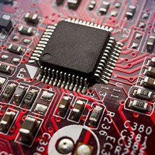 Definitio causa rosea et circulo PCB tabula in circuitu